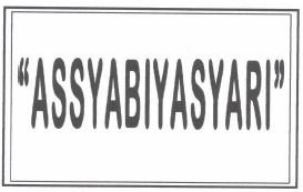 Trademark ASSYABIYASYARI