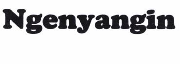 Trademark Ngenyangin