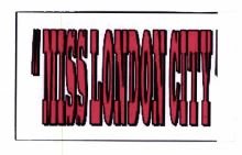 Trademark "MISS LONDON CITY"