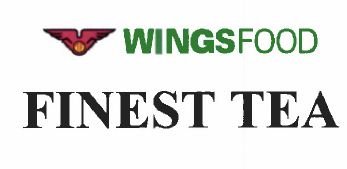 Trademark WINGSFOOD FINEST TEA dan Logo