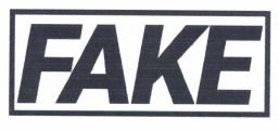 Trademark FAKE + LOGO