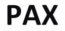 Trademark PAX