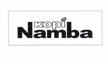 Trademark NAMBA KOPI