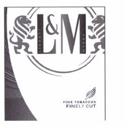 Trademark L & M Label (w/ LIGGETT, MYERS, Fine Tobaccos Finely Cut)