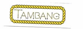 Trademark TAMBANG + Logo