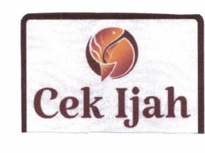 Trademark Cek Ijah + Logo