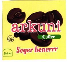 Trademark ARKUNI COFFEE