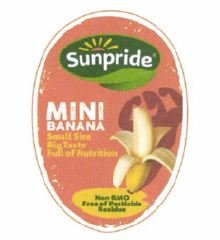 Trademark SUNPRIDE MINI BANANA + LOGO