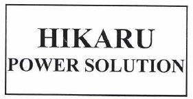 Trademark HIKARU POWER SOLUTION