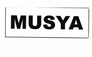 Trademark MUSYA