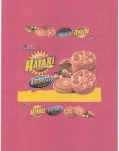 Trademark HATARI PEANUT BISCUITS + Lukisan