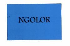 Trademark NGOLOR