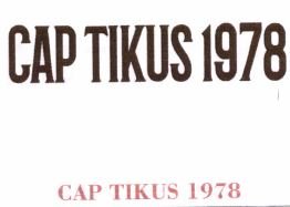 Trademark CAP TIKUS 1978