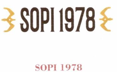 Trademark SOPI 1978