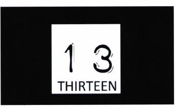 Trademark 13 THIRTEEN