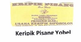 Trademark Kripik Pisang Yobel + logo