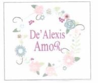 Trademark DE' ALEXIS AMOR + LOGO