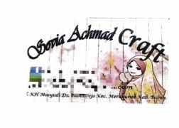 Trademark SOVIA ACHMAD CRAFT + logo