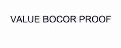 Trademark VALUE BOCOR PROOF