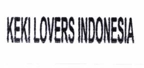 Trademark KEKI LOVERS INDONESIA