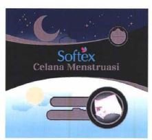 Trademark SOFTEX CELANA MENSTRUASI + GAMBAR