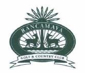 Trademark Rancamaya Golf & Country Club + Logo