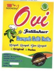 Trademark OVI KERUPUK IKAN PATIN + LOGO