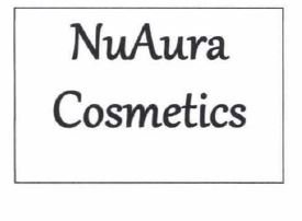 Trademark NuAura Cosmetics