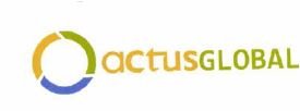 Trademark actus GLOBAL + logo