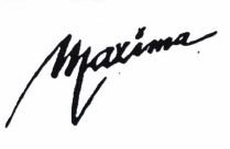 Trademark MAXIMA