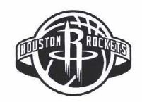 Trademark HOUSTON ROCKETS and R (Stylized) with Ring Design, Orbiting Banner and Ball Design