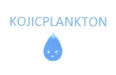 Trademark KOJICPLANKTON+ LOGO