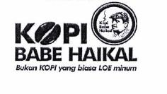 Trademark Kopi Babe Haikal