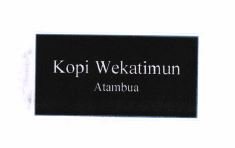 Trademark Kopi Wekatimun Atambua