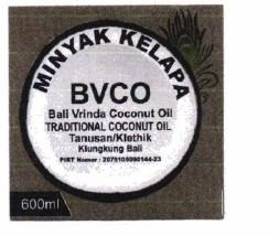 Trademark MINYAK KELAPA BVCO