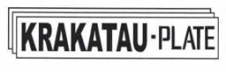 Trademark KRAKATAU-PLATE