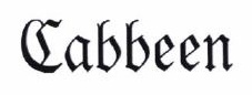 Trademark Cabbeen