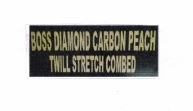 Trademark BOSS DIAMOND CARBON PEACH TWILL STRETCH COMBED + LUKISAN