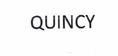 Trademark QUINCY