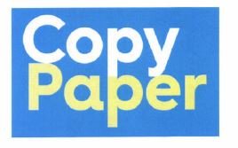 Trademark Copy Paper