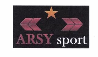 Trademark ARSY sport + Logo