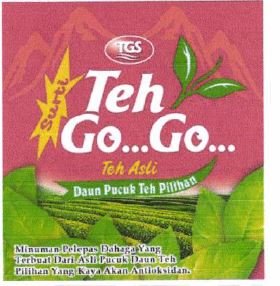 Trademark Surtí Teh Go... Go .... + Lukisan dan Logo TGS ( tirta guna sentosa )