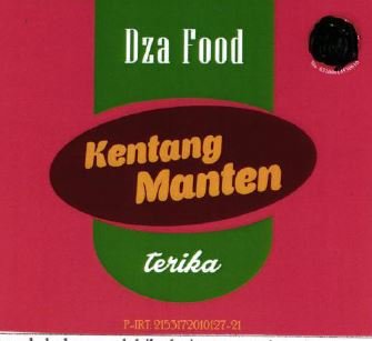 Trademark Kentang Manten Terika Dzafood