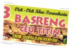 Trademark BASRENG CEU TITIN