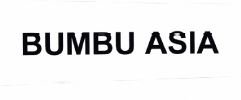 Trademark BUMBU ASIA