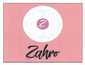 Trademark ZAHRO + LOGO