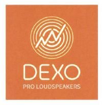 Trademark DEXO PRO LOUDSPEAKERS + LOGO