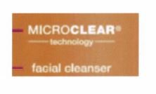 Trademark MICROCLEAR TECHNOLOGY FACIAL CLEANSER LOGO