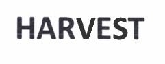 Trademark HARVEST + LOGO