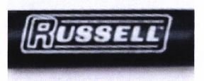 Trademark RUSSELL + Logo